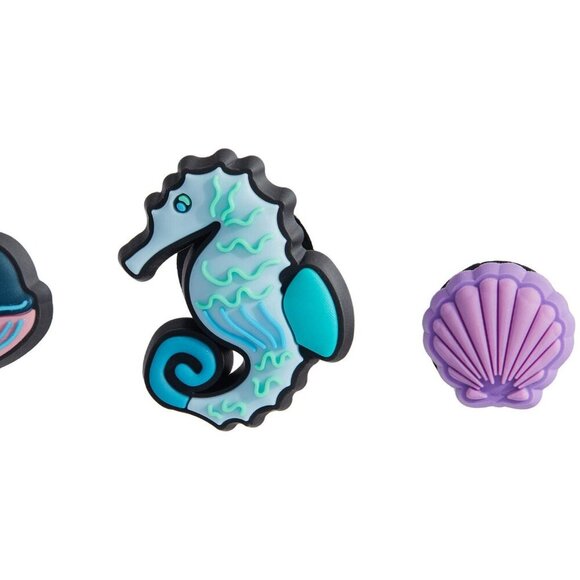 Crocs Jibbitz Packs Under The Sea 3-Pack One Size - Picture 1 of 2